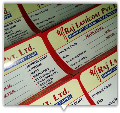 CHROMO PAPER LABEL STOCK